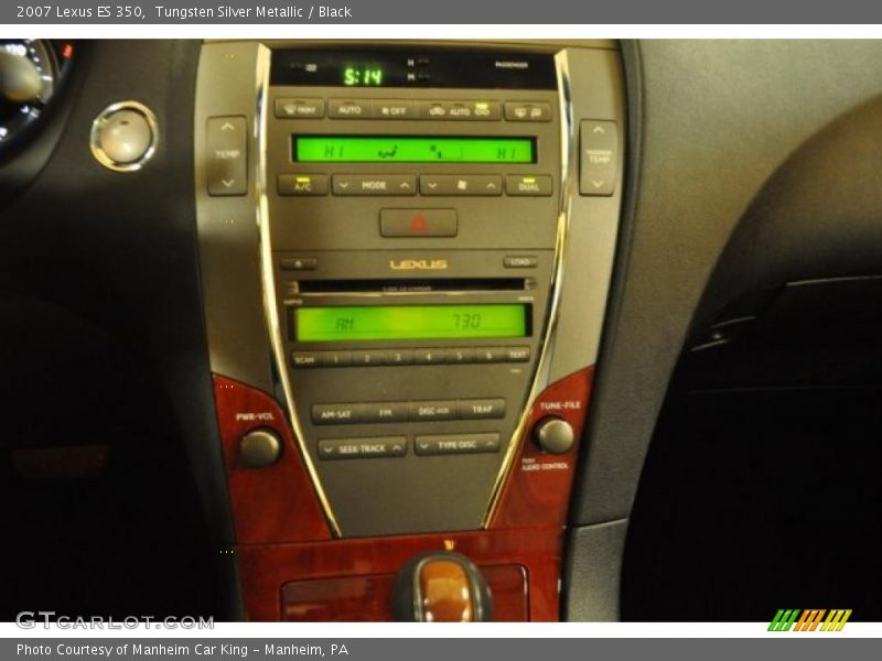 Tungsten Silver Metallic / Black 2007 Lexus ES 350
