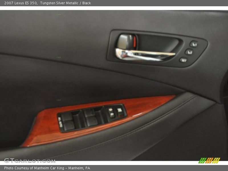Tungsten Silver Metallic / Black 2007 Lexus ES 350