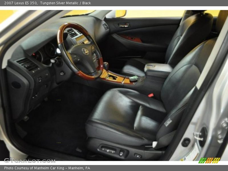 Tungsten Silver Metallic / Black 2007 Lexus ES 350