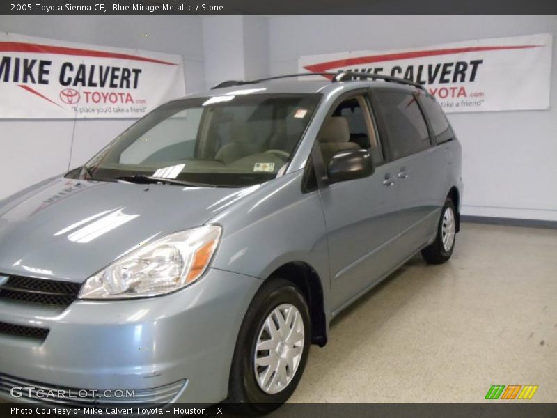 Blue Mirage Metallic / Stone 2005 Toyota Sienna CE