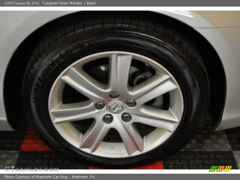 Tungsten Silver Metallic / Black 2007 Lexus ES 350