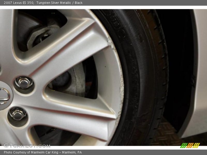 Tungsten Silver Metallic / Black 2007 Lexus ES 350
