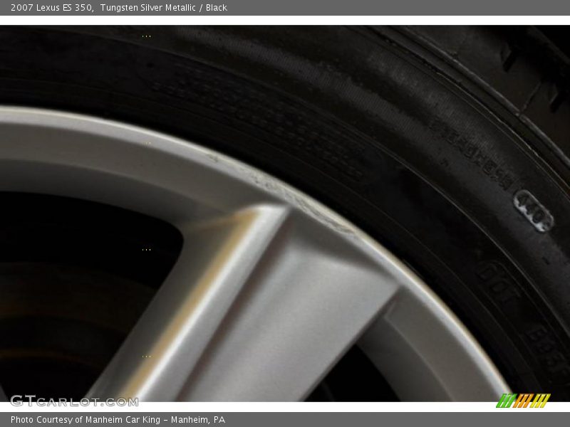 Tungsten Silver Metallic / Black 2007 Lexus ES 350