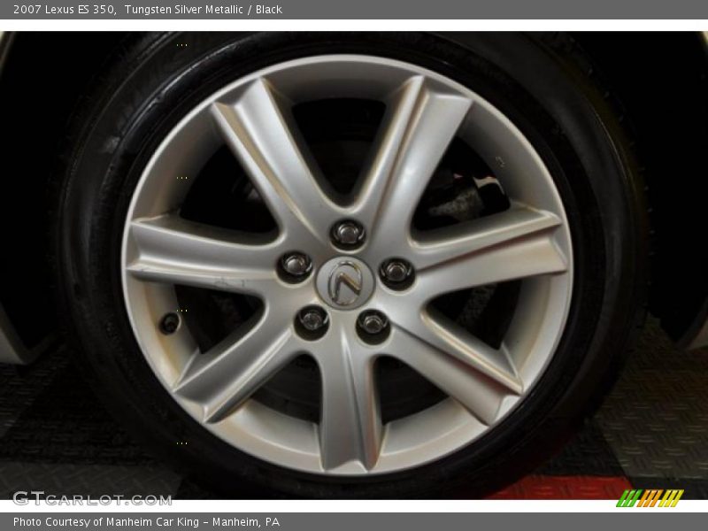 Tungsten Silver Metallic / Black 2007 Lexus ES 350