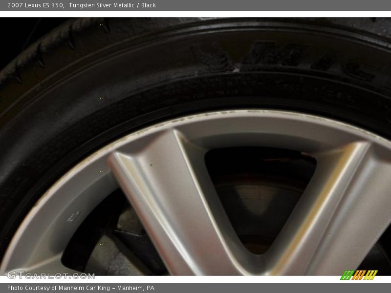 Tungsten Silver Metallic / Black 2007 Lexus ES 350