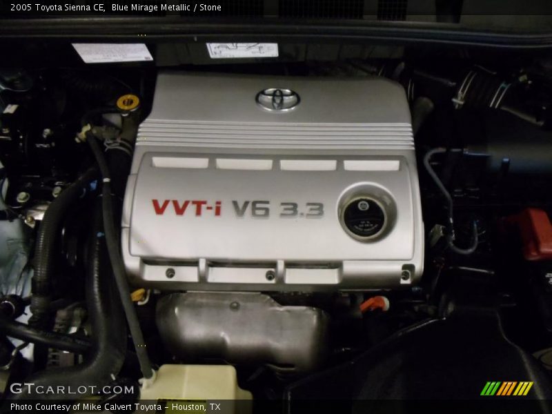 Blue Mirage Metallic / Stone 2005 Toyota Sienna CE