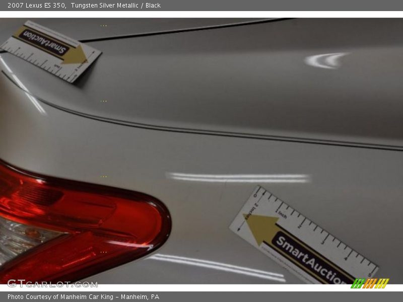 Tungsten Silver Metallic / Black 2007 Lexus ES 350