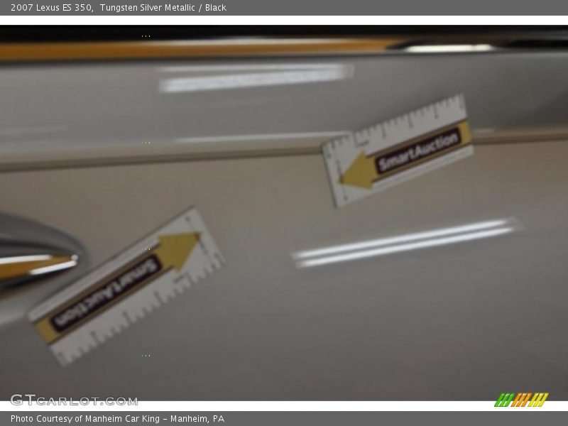 Tungsten Silver Metallic / Black 2007 Lexus ES 350