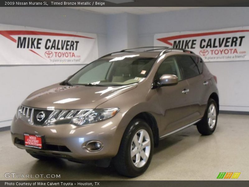 Tinted Bronze Metallic / Beige 2009 Nissan Murano SL