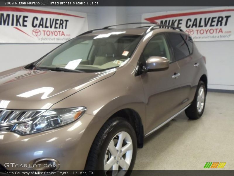 Tinted Bronze Metallic / Beige 2009 Nissan Murano SL