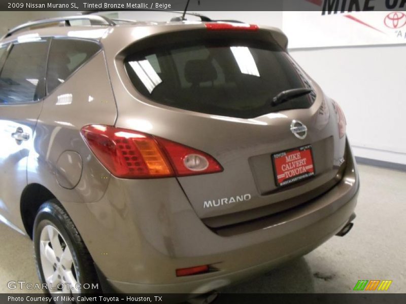 Tinted Bronze Metallic / Beige 2009 Nissan Murano SL