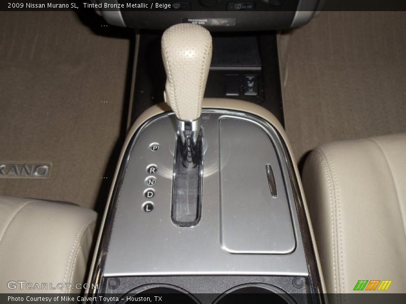 Tinted Bronze Metallic / Beige 2009 Nissan Murano SL
