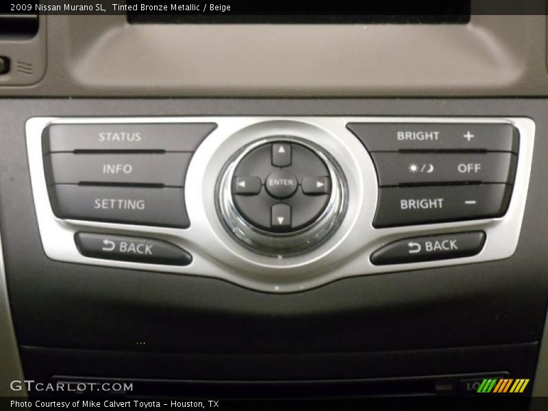 Tinted Bronze Metallic / Beige 2009 Nissan Murano SL