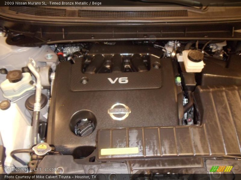 Tinted Bronze Metallic / Beige 2009 Nissan Murano SL