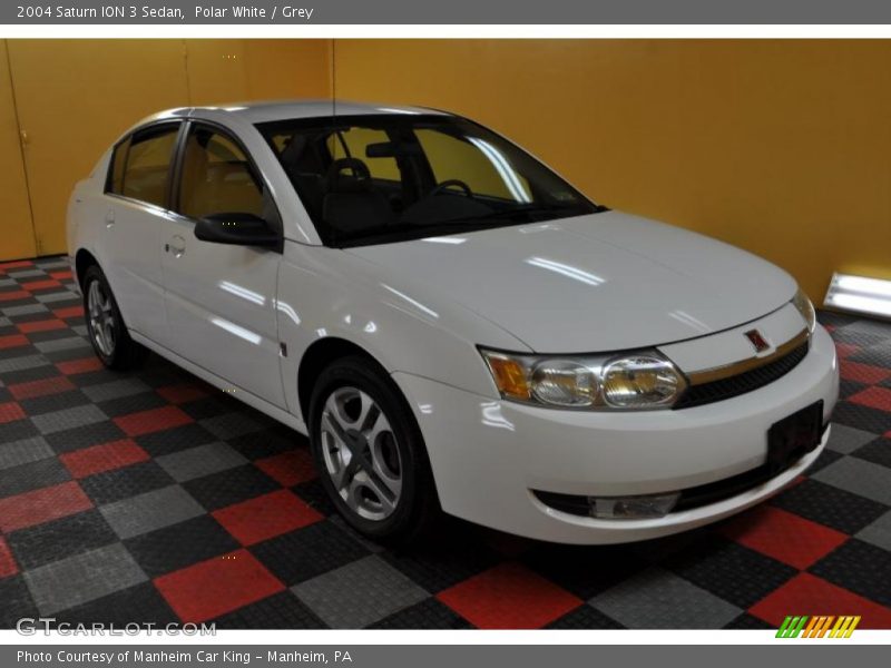 Polar White / Grey 2004 Saturn ION 3 Sedan