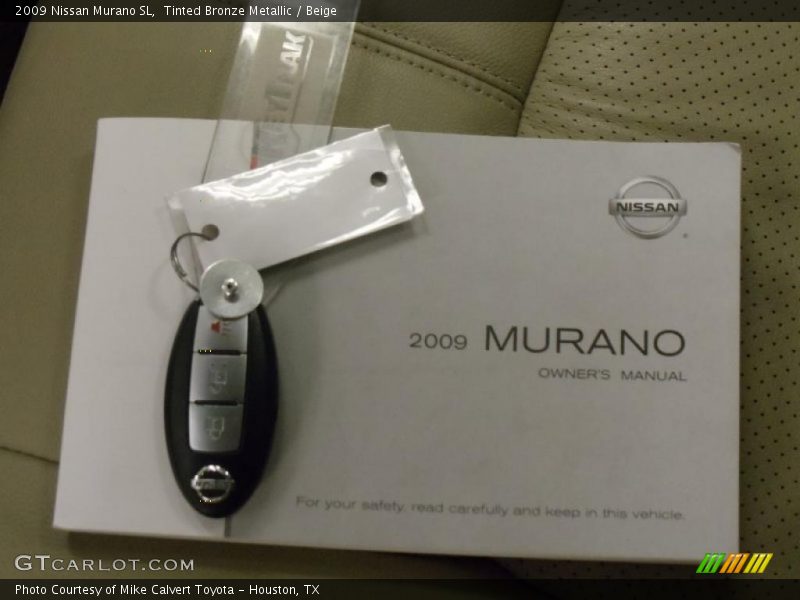 Tinted Bronze Metallic / Beige 2009 Nissan Murano SL