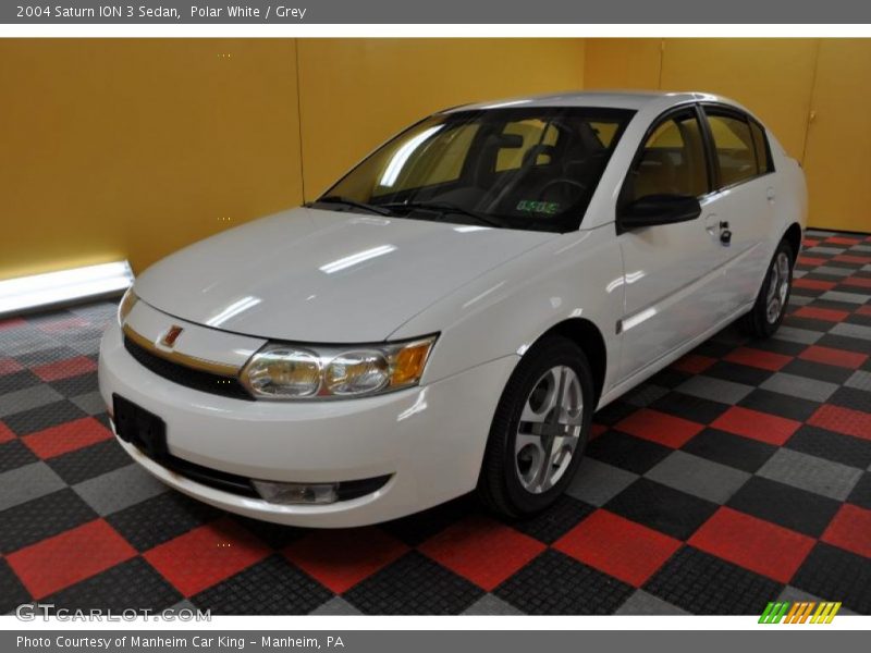 Polar White / Grey 2004 Saturn ION 3 Sedan