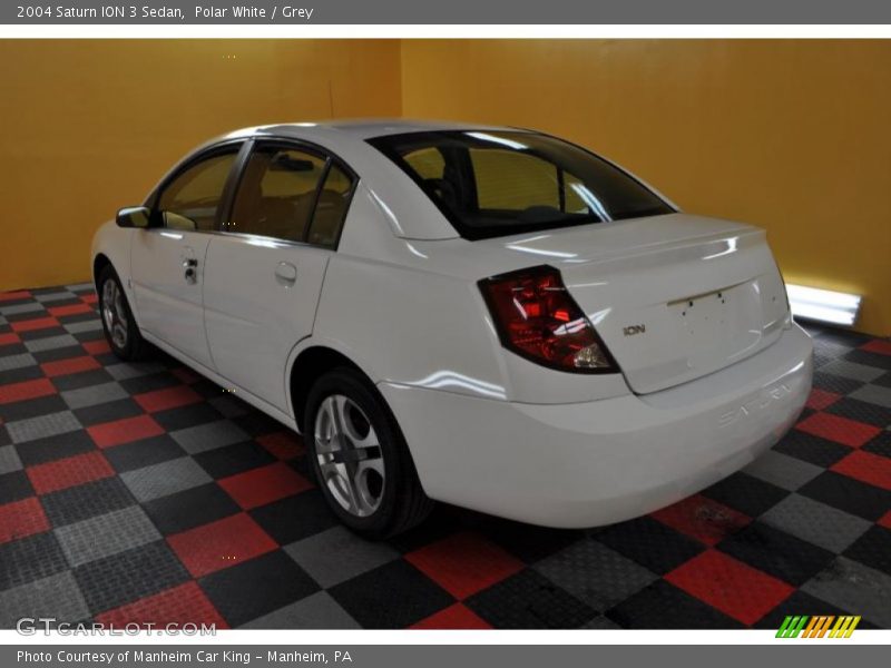 Polar White / Grey 2004 Saturn ION 3 Sedan