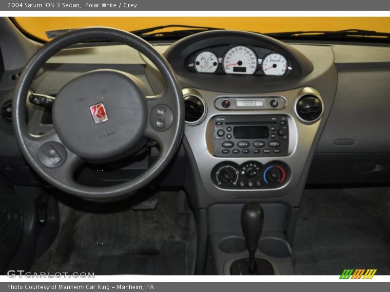 Polar White / Grey 2004 Saturn ION 3 Sedan