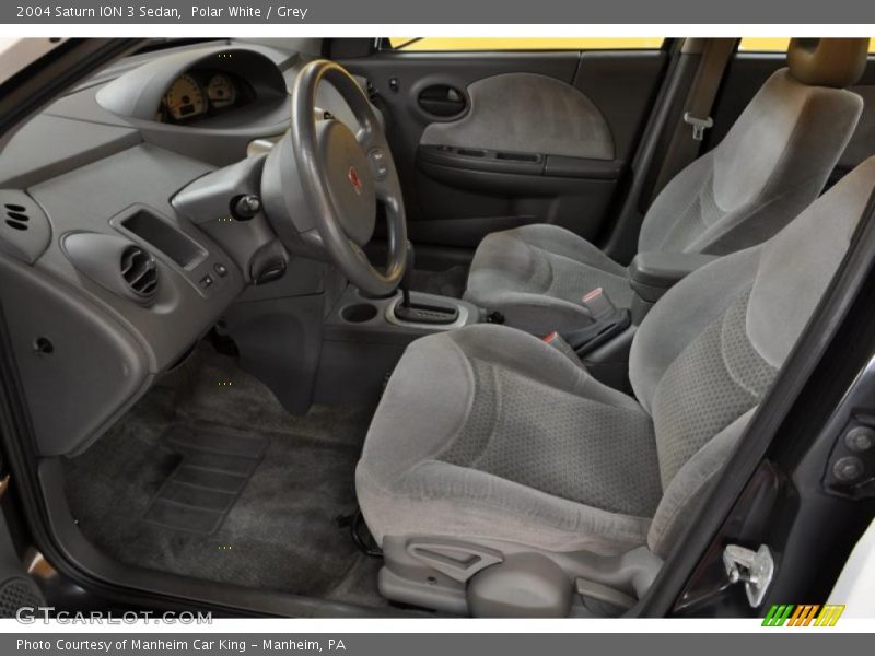 Polar White / Grey 2004 Saturn ION 3 Sedan