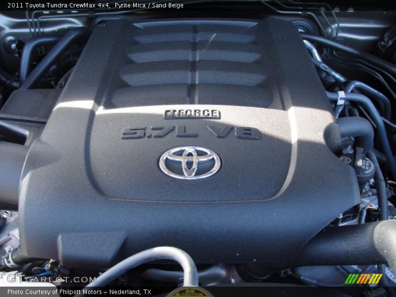  2011 Tundra CrewMax 4x4 Engine - 5.7 Liter i-Force Flex-Fuel DOHC 32-Valve Dual VVT-i V8