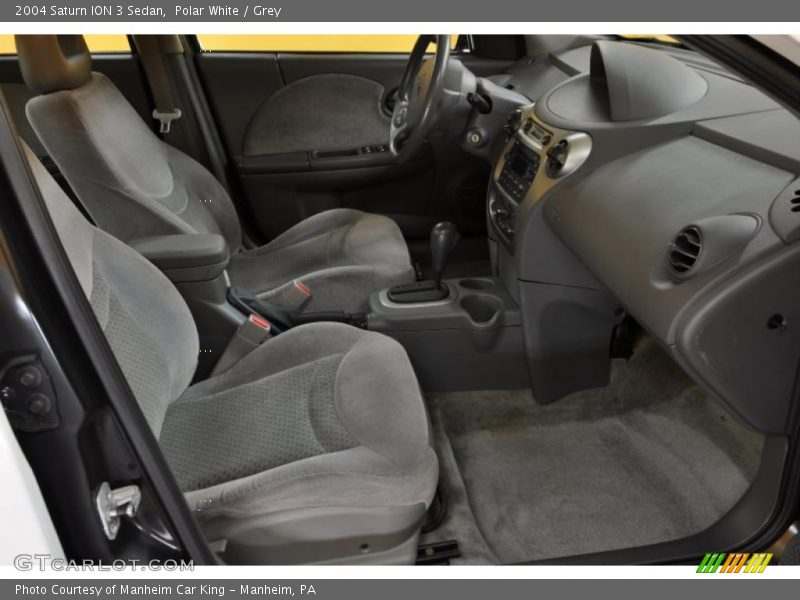 Polar White / Grey 2004 Saturn ION 3 Sedan