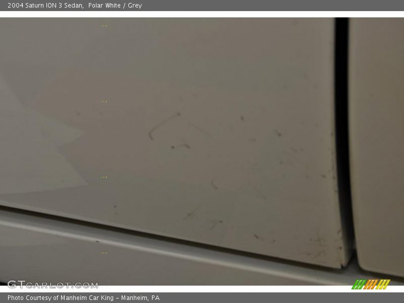 Polar White / Grey 2004 Saturn ION 3 Sedan