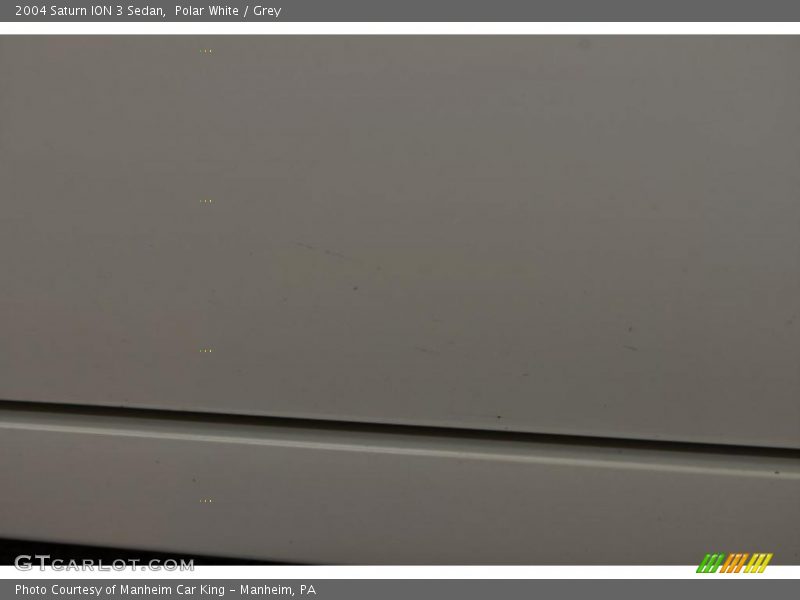 Polar White / Grey 2004 Saturn ION 3 Sedan