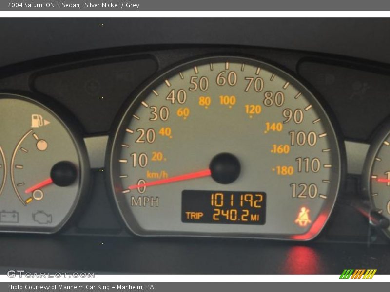 Silver Nickel / Grey 2004 Saturn ION 3 Sedan