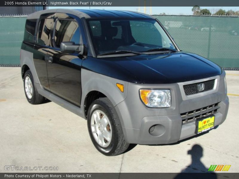 Nighthawk Black Pearl / Black/Gray 2005 Honda Element LX