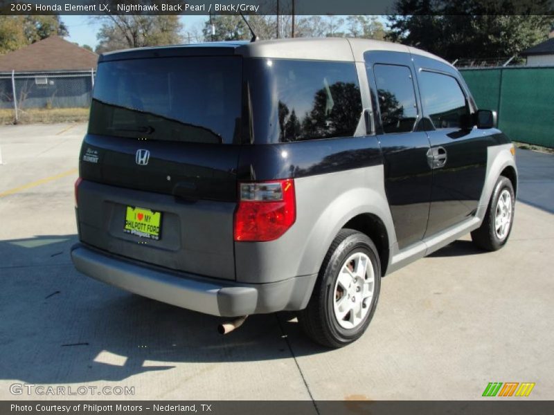 Nighthawk Black Pearl / Black/Gray 2005 Honda Element LX