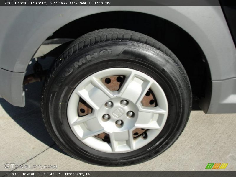 Nighthawk Black Pearl / Black/Gray 2005 Honda Element LX