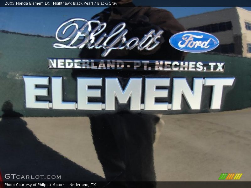 Nighthawk Black Pearl / Black/Gray 2005 Honda Element LX