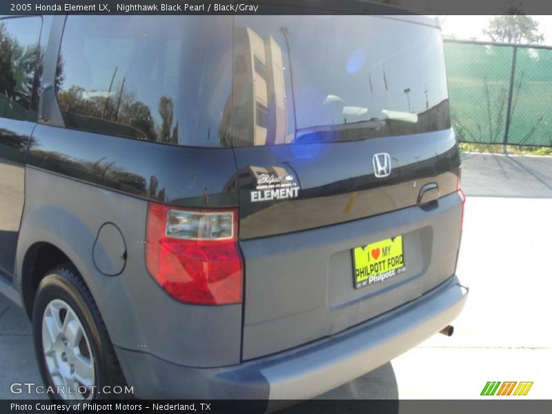 Nighthawk Black Pearl / Black/Gray 2005 Honda Element LX