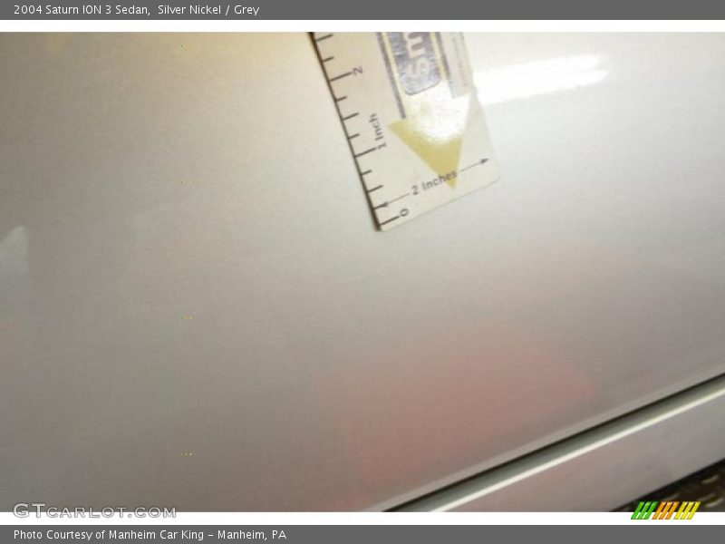 Silver Nickel / Grey 2004 Saturn ION 3 Sedan