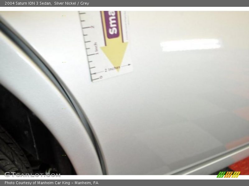 Silver Nickel / Grey 2004 Saturn ION 3 Sedan