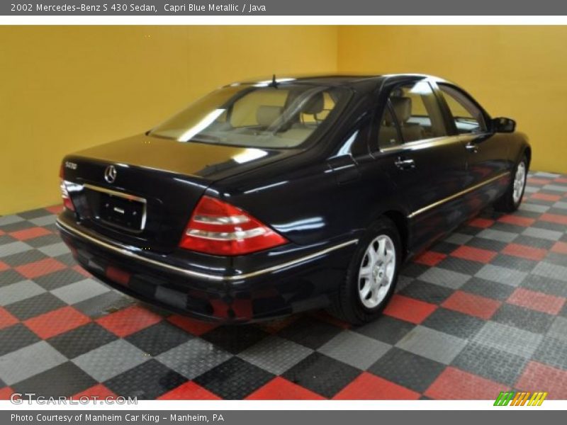 Capri Blue Metallic / Java 2002 Mercedes-Benz S 430 Sedan