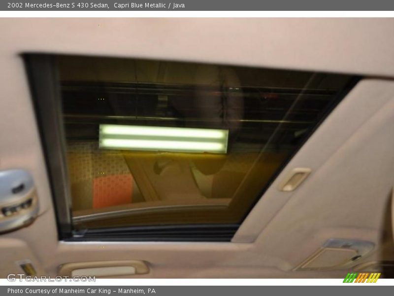 Capri Blue Metallic / Java 2002 Mercedes-Benz S 430 Sedan