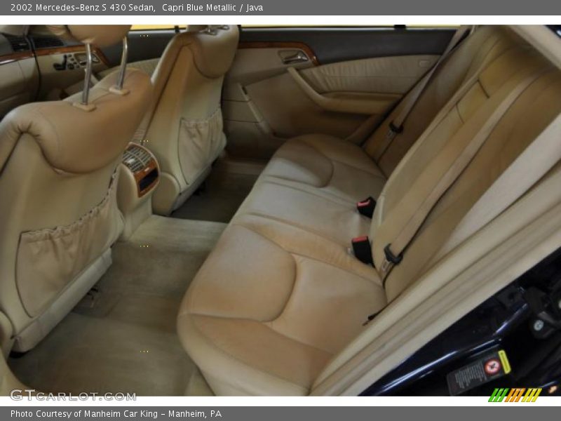Capri Blue Metallic / Java 2002 Mercedes-Benz S 430 Sedan