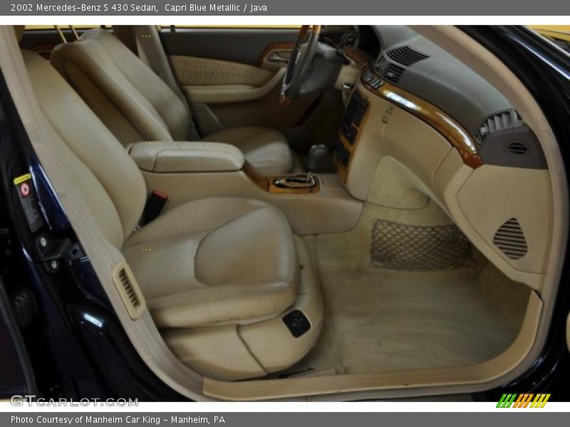 Capri Blue Metallic / Java 2002 Mercedes-Benz S 430 Sedan