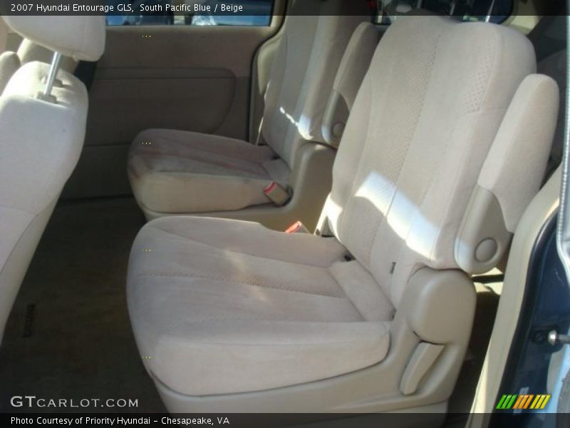South Pacific Blue / Beige 2007 Hyundai Entourage GLS