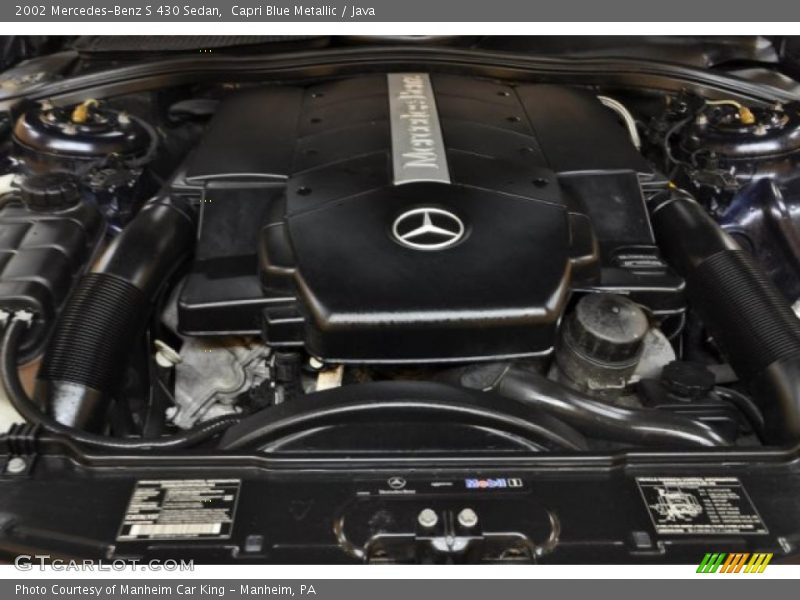 Capri Blue Metallic / Java 2002 Mercedes-Benz S 430 Sedan