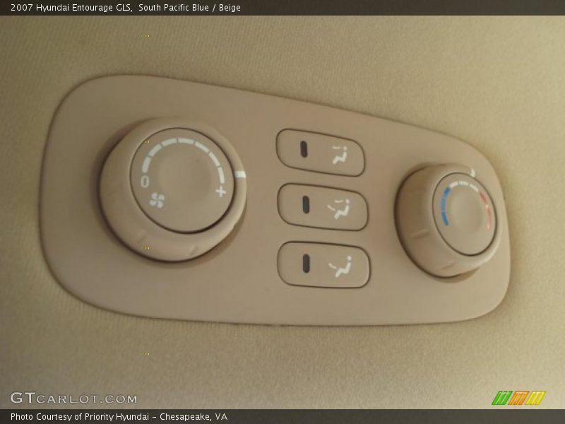 South Pacific Blue / Beige 2007 Hyundai Entourage GLS