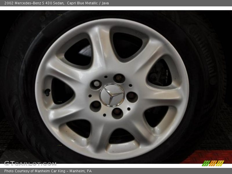 Capri Blue Metallic / Java 2002 Mercedes-Benz S 430 Sedan