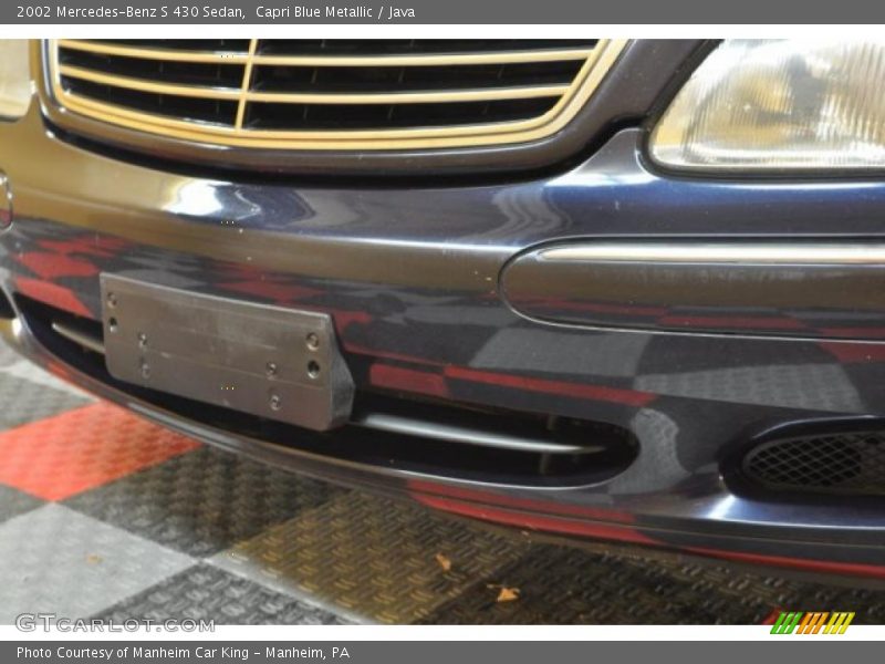 Capri Blue Metallic / Java 2002 Mercedes-Benz S 430 Sedan