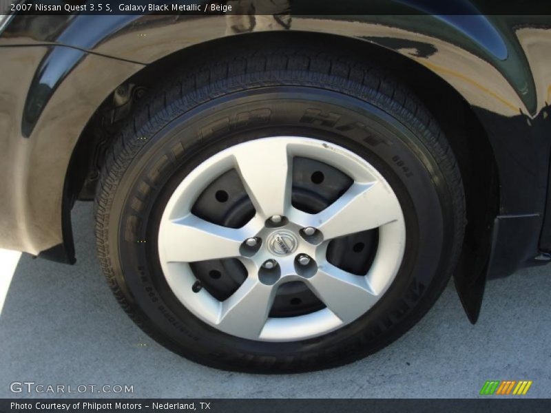 Galaxy Black Metallic / Beige 2007 Nissan Quest 3.5 S