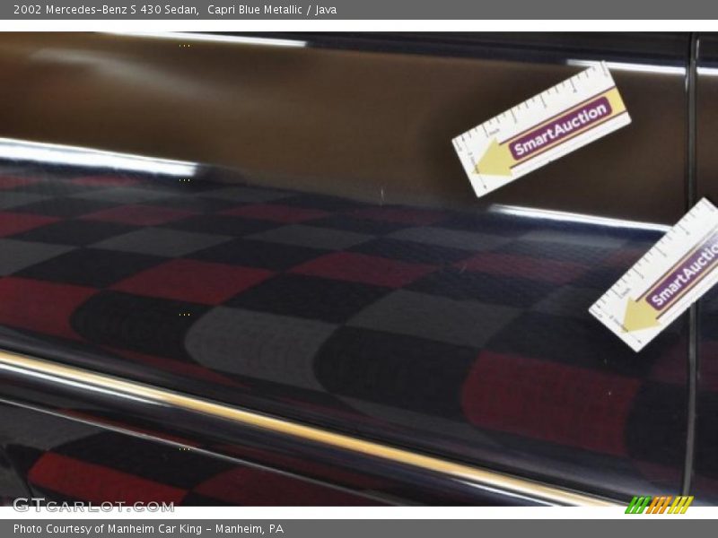 Capri Blue Metallic / Java 2002 Mercedes-Benz S 430 Sedan