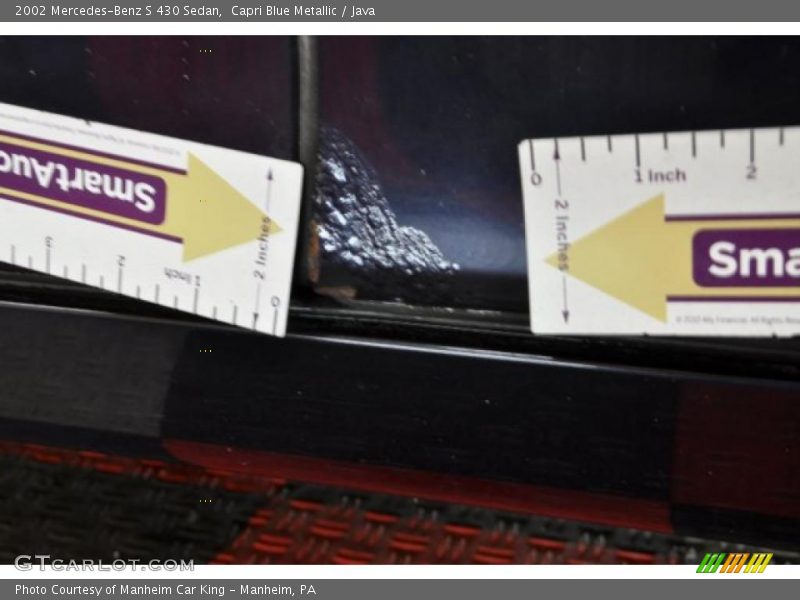 Capri Blue Metallic / Java 2002 Mercedes-Benz S 430 Sedan