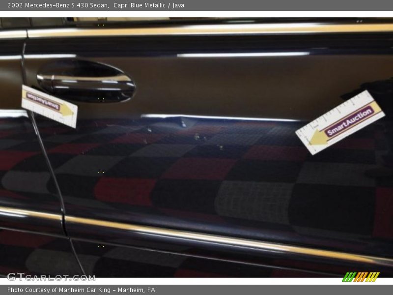 Capri Blue Metallic / Java 2002 Mercedes-Benz S 430 Sedan