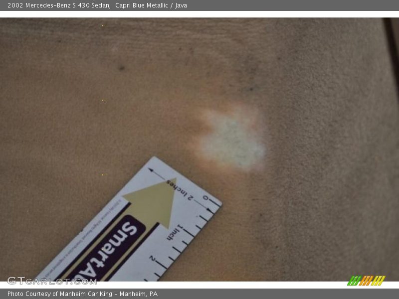 Capri Blue Metallic / Java 2002 Mercedes-Benz S 430 Sedan